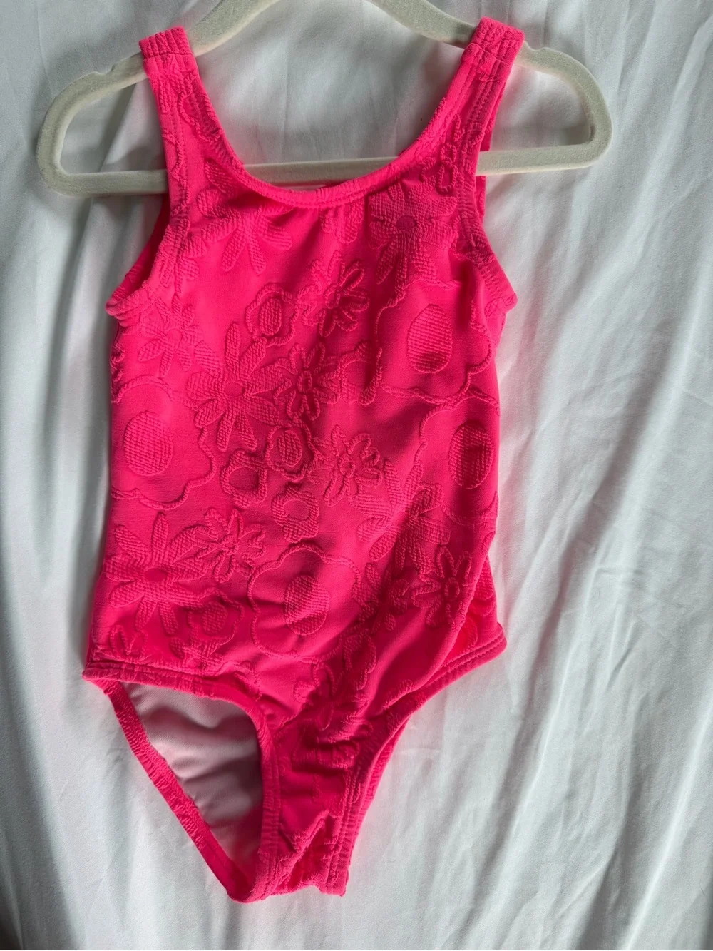Toddler girl ' Hot Pink One-Piece Swimsuit